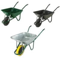 Wheelbarrows and buckets