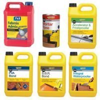 Building admixtures and bonding agents