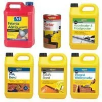 Building admixtures and bonding agents