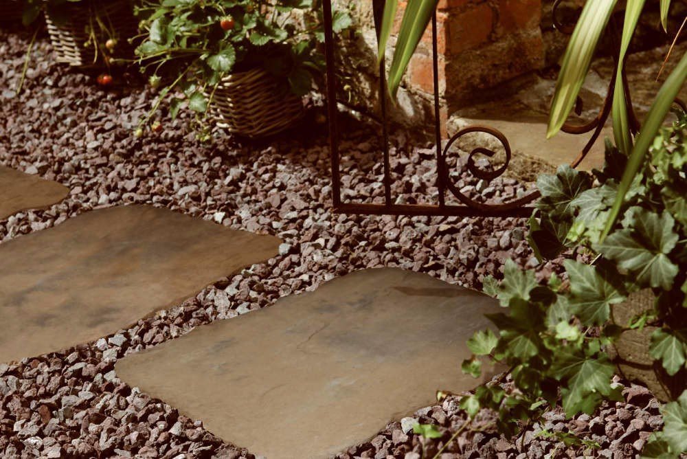 Random Stepping Stones Weathered Brown Random Stepping Stones Weathered Brown