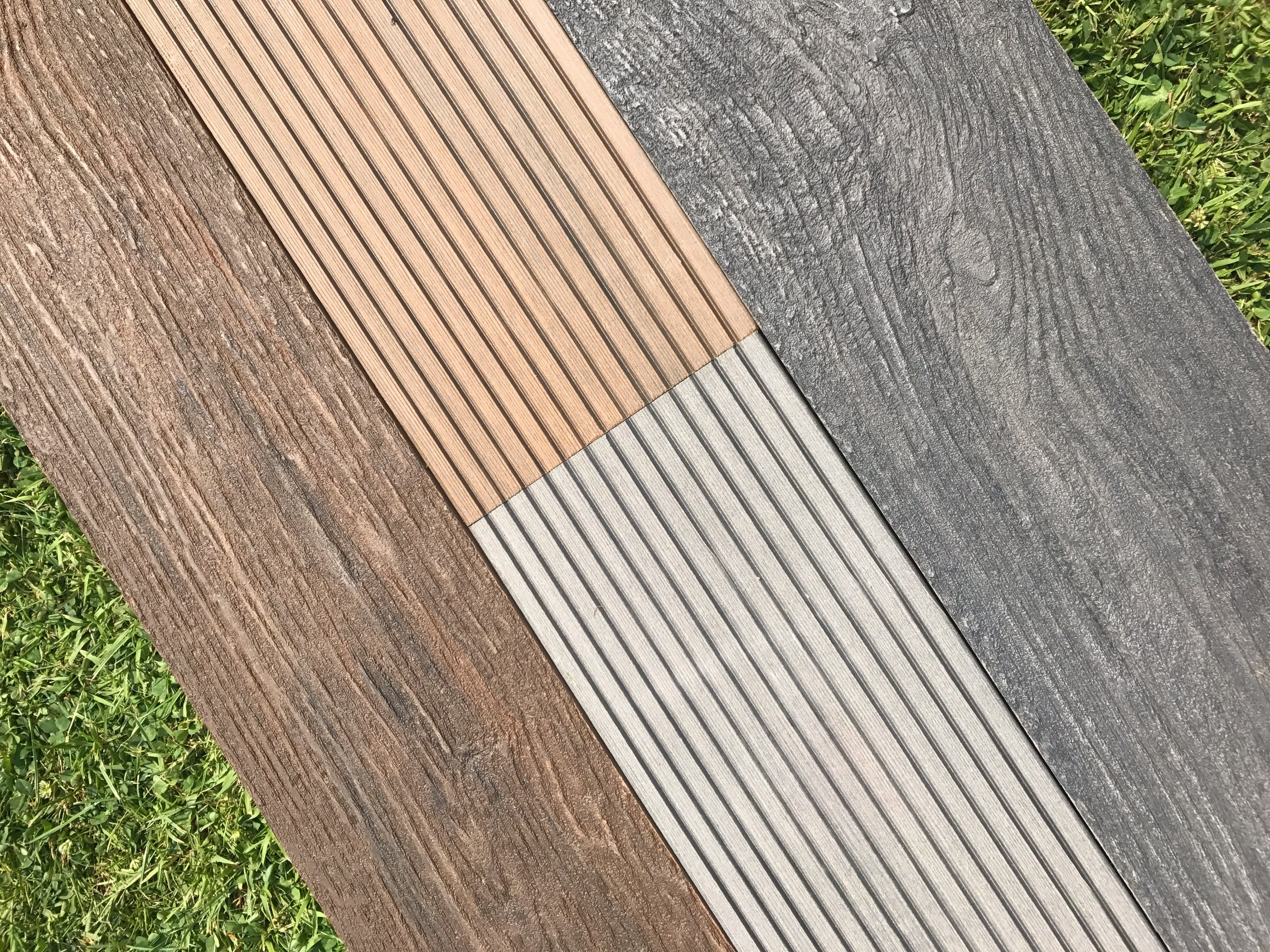 Saige Composite Rustic Decking Kebur