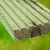 Timber deck boards and joists