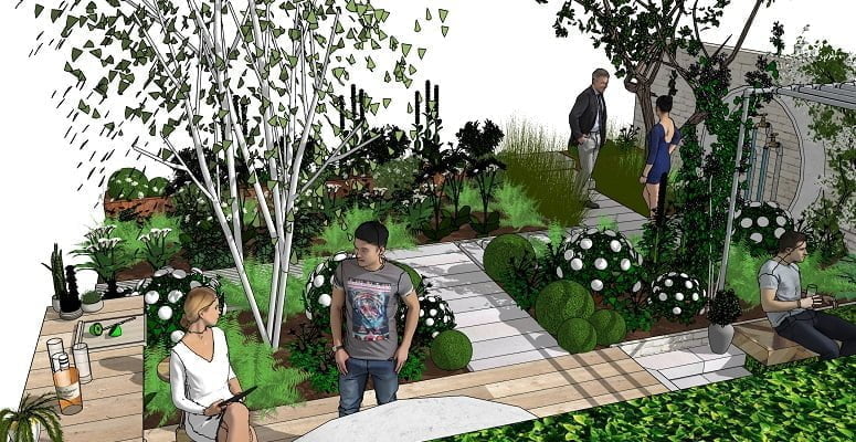 APL A Place to Meet Again Garden design courtesy of Mike Long