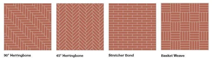 Dutch paver laying patterns