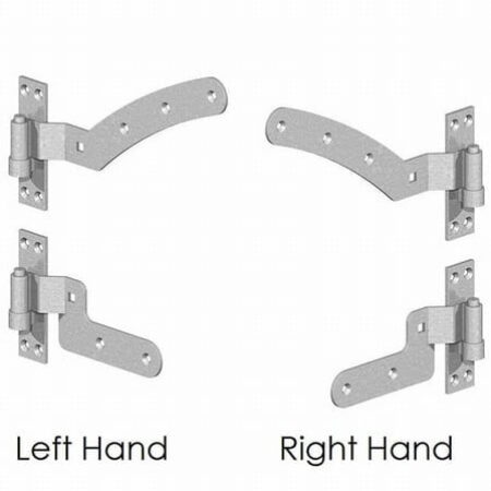 Cranked Curve Rail Hinges Kit