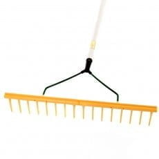 Chelwood Soil/Bunker Rake (16P) - Kebur Garden Materials