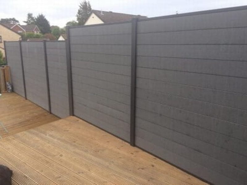 Saige Composite Fencing (various colours and sizes) Kebur Garden
