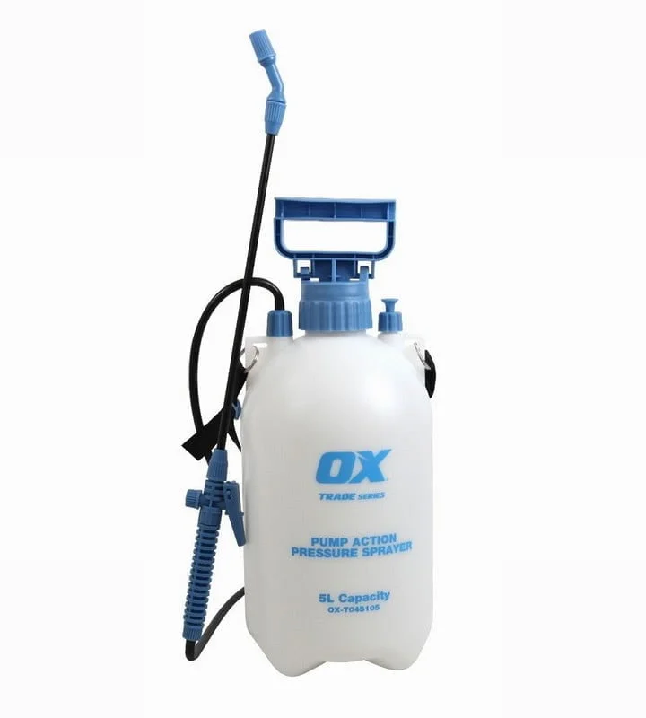 Ox Trade Pump Action Pressure Sprayer 5 litres