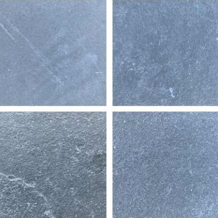 Kota blue limestone paving.