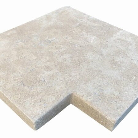 Kebur Sinai Pearl Corner Coping Stone