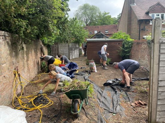 Clearing - Green Hub garden project