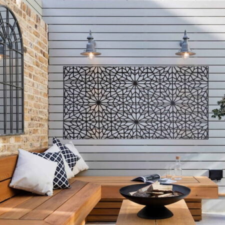 Black Metal Ria Screen