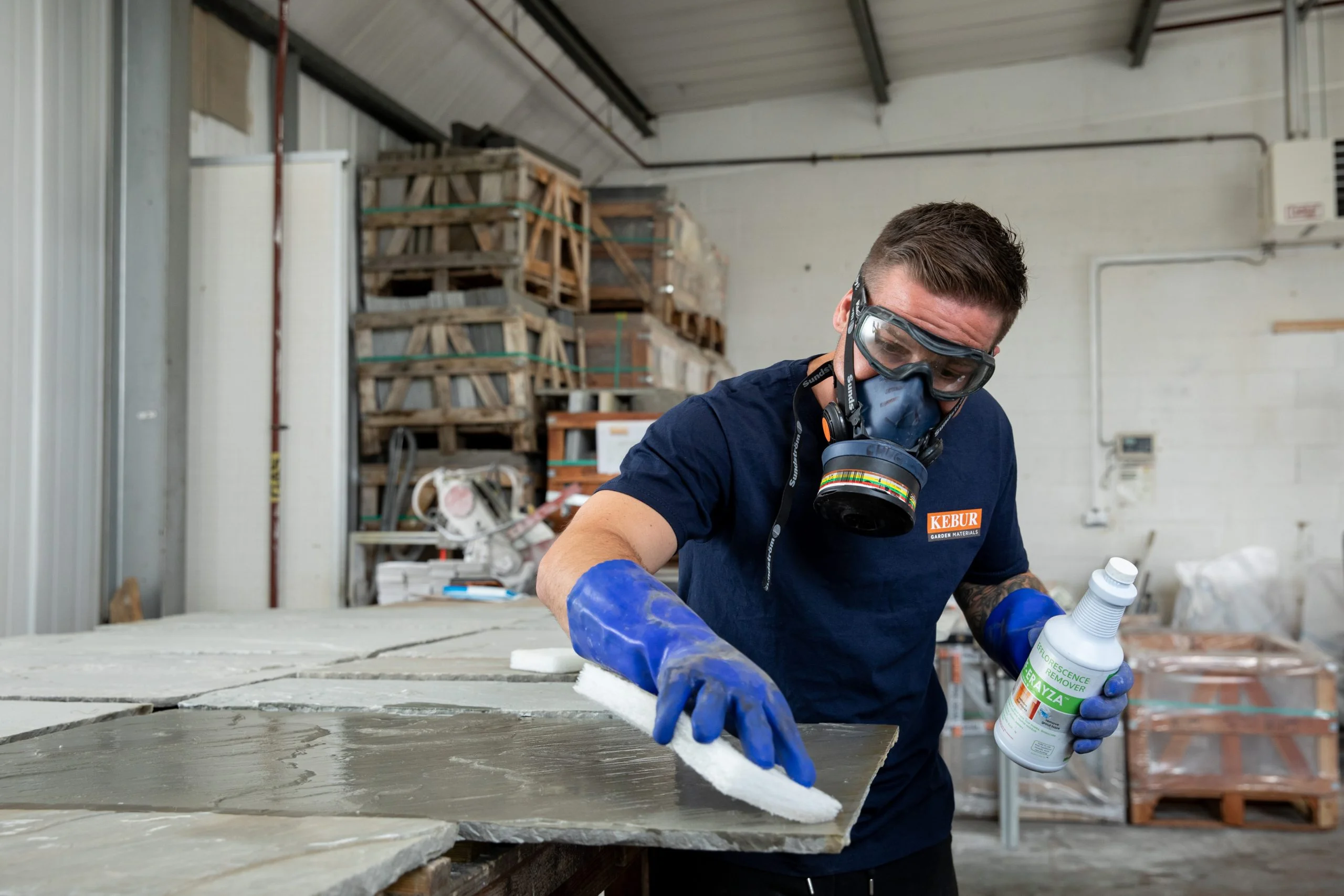 Pre-sealing natural stone Pre-sealing natural stone