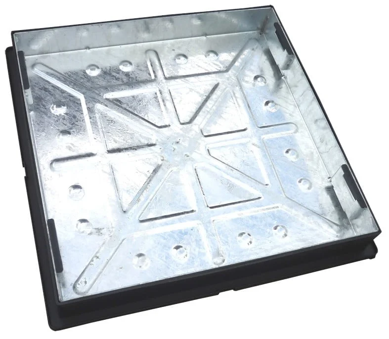 80mm Recessed Block Paving Manhole Cover 600x600mm