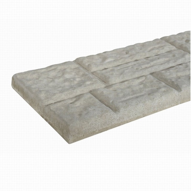 Rockfaced Concrete Gravel Boards Kebur Garden Materials