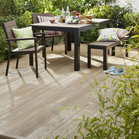Millboard Enhanced Grain Golden Oak Decking Boards