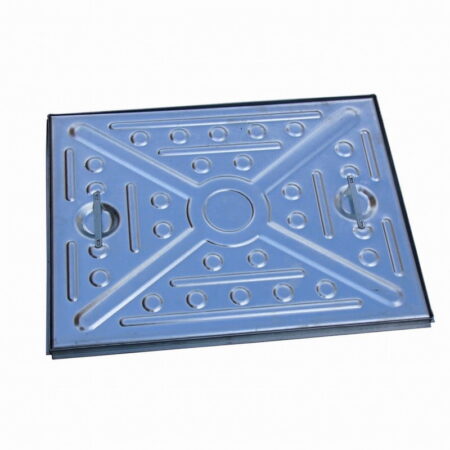 Steel Pressed 5 tonne Manhole Cover 600x450mm