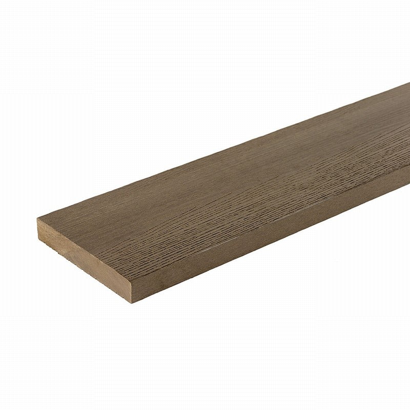 Saige Contemporary Coffee Solid Composite Decking - Image 5