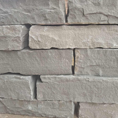 Kebur Silver Grey Indian Sandstone Walling