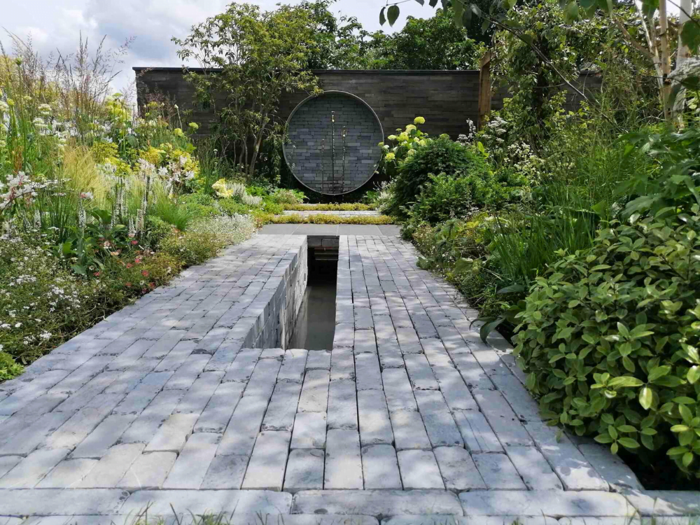 Asian Blue Tumbled Limestone setts Asian Blue Tumbled Limestone setts