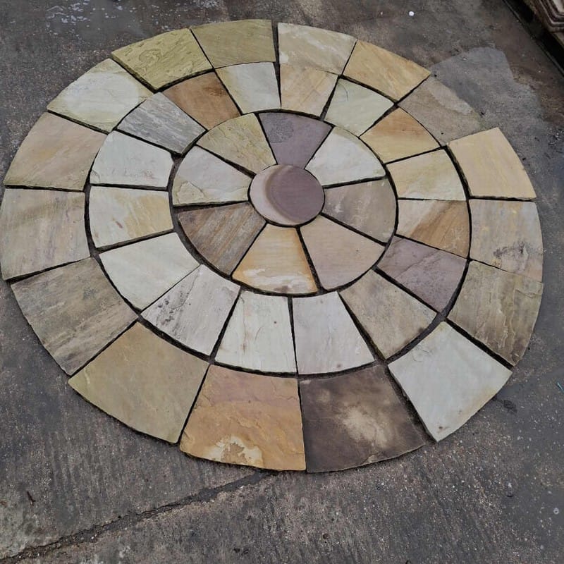 Old Stock Fossil Mint 2.8m diameter circle to clear Kebur Garden