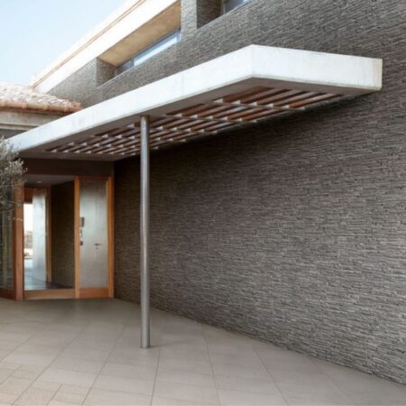 Kebur Porcelain Splitstone Graphite Cladding