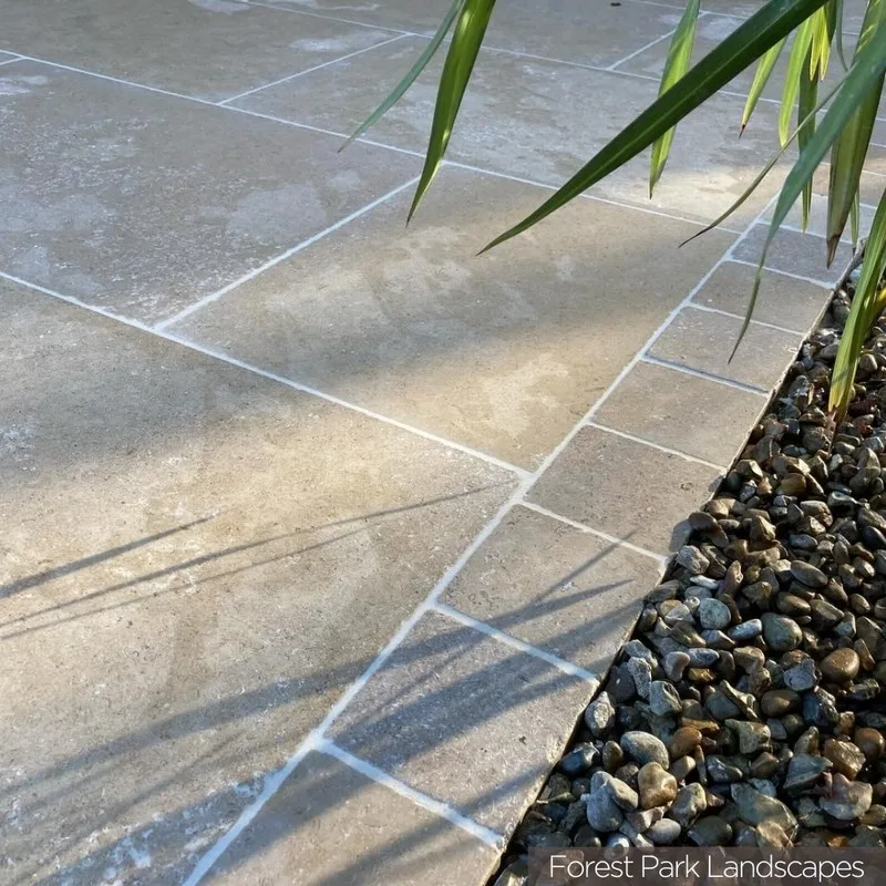 Sinai Pearl Tumbled and Etched paving