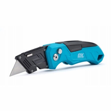 Ox Pro Heavy Duty Fixed Blade Folding Knife (includes 3 blades)
