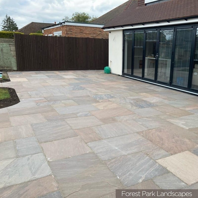Kebur Natural Sandstone Autumn Brown Paving - Image 3