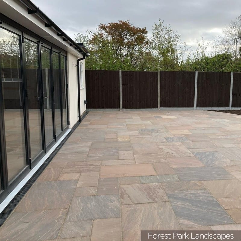 Kebur Natural Sandstone Autumn Brown Paving - Image 6