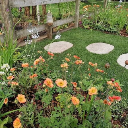 Natural Sandstone Random Stepping Stones (various colours)