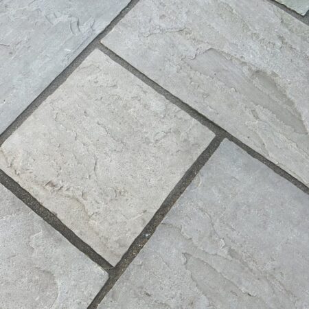 Kebur Natural Sandstone Silver Grey Paving