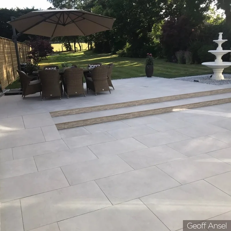 Kebur Pro Drift Grey 900x600mm Porcelain Paving - Image 4