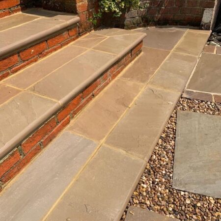 Raj Green Natural Sandstone Steps