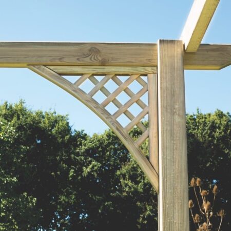 KDM Diamond Lattice Trellis Corner