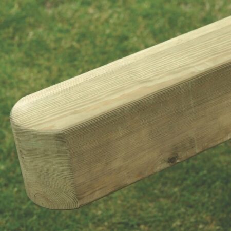 KDM Smooth Planed Pine Post (2 way rounded top)