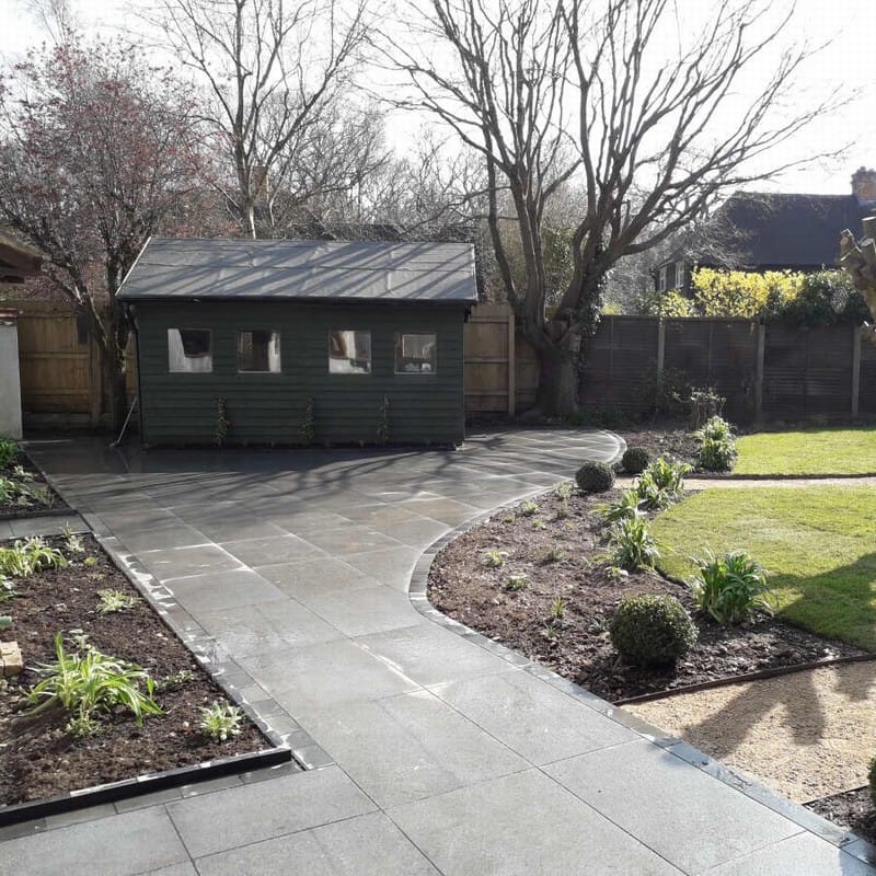 Contempo Mid Grey Natural Granite Paving 900x600mm