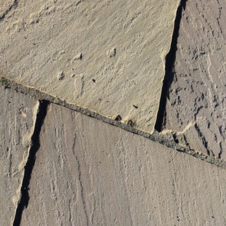 Kebur Tumbled Raj Green Sandstone Paving