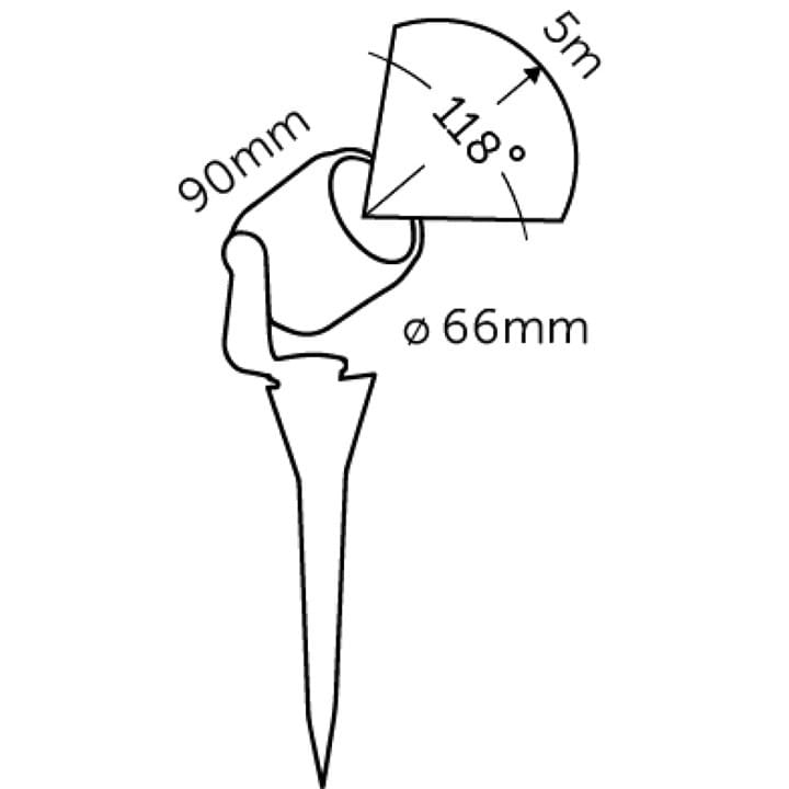 IN-LITE® SMART SCOPE TONE colour change spike spot - Image 2