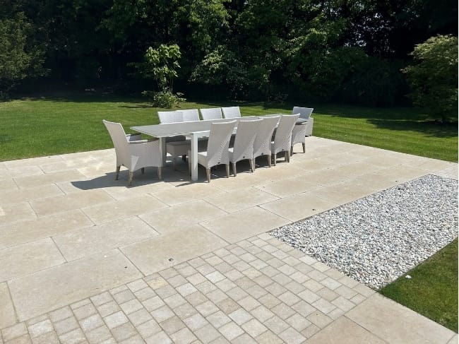 From warm-toned paving to decorative aggregates, the right materials can transform any outdoor space into a timeless Mediterranean retreat - right here in the UK.