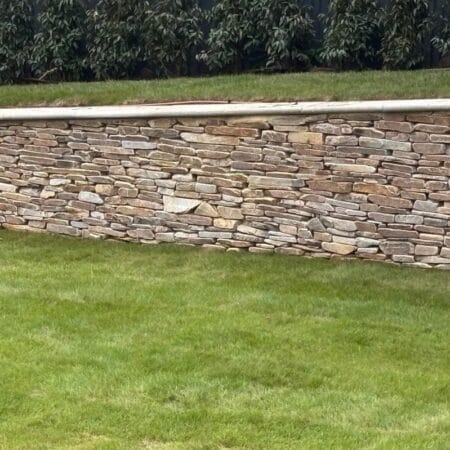 Cropped Golden Yellow Quartzite Paddlestone Walling