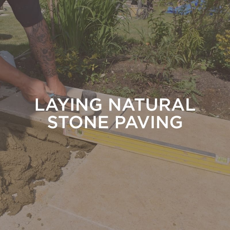 Laying Natural Stone Paving
